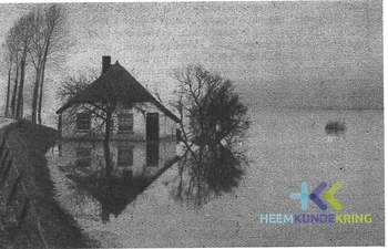 Aerdt Aerdtsedijk Hoogwater 1934 Collectie T Hendriksen
