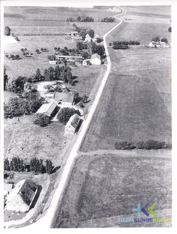 Aerdt Luchtfoto Boerderijen En Weg Collectie T Henderiksen