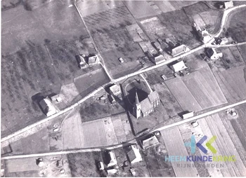 Aerdt Luchtfoto Gemeente Herwen En Aerdt 1954 Wegen En Percelen Collectie Gemeente Rijnwaarden