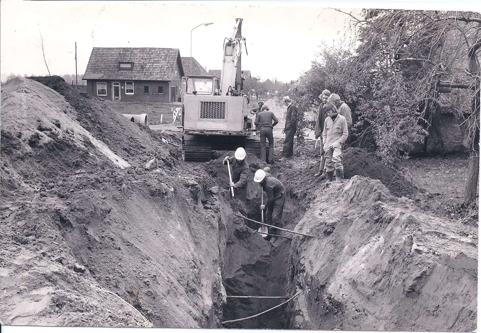 Aerdt Aanleg Riolering Afrit Aerdtsedijk Naar De Heuvelakkerse Straat Collectie HKR