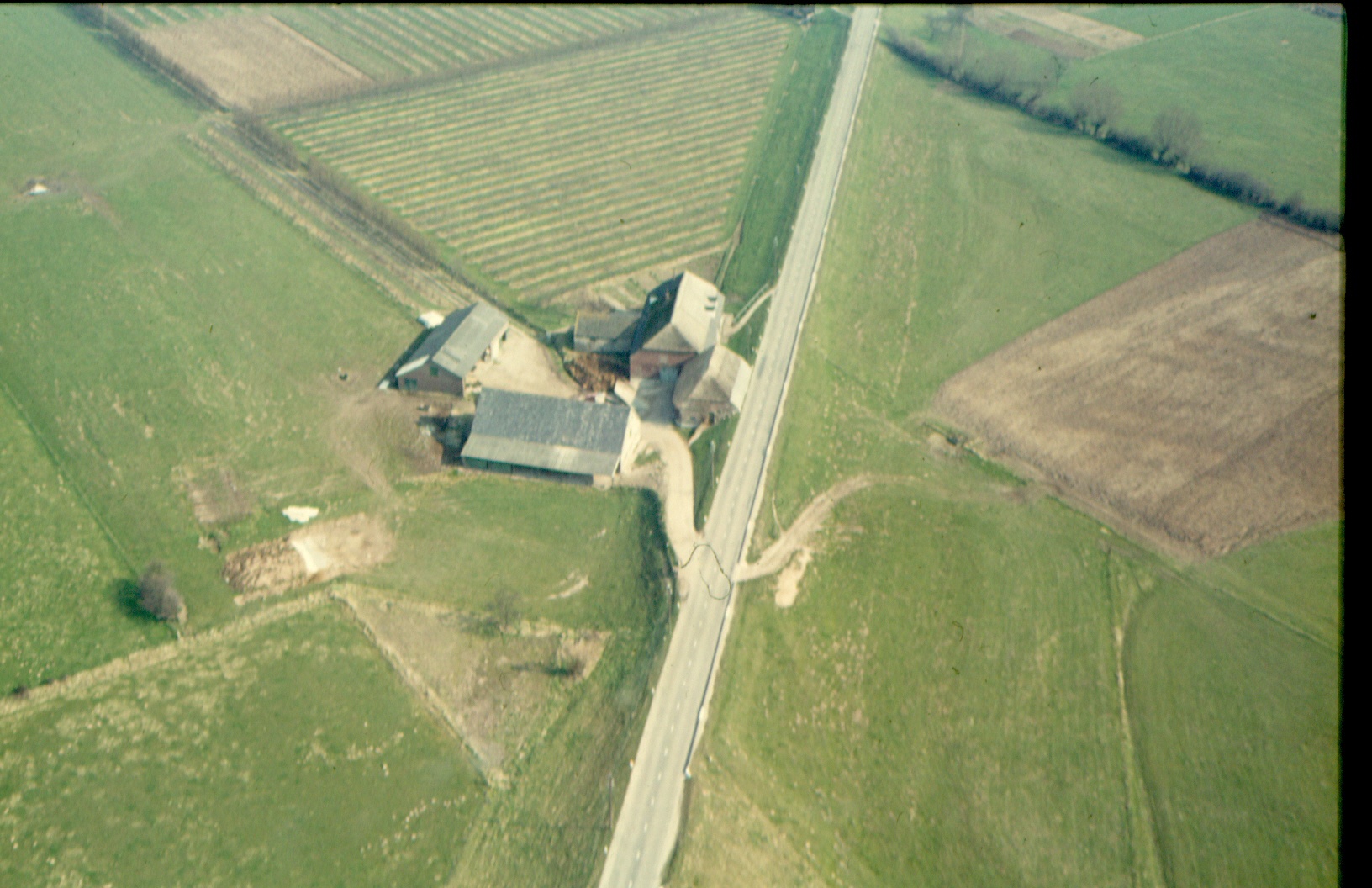 Aerdt Luchtfoto Kerk En Akkers Collectie GB Janssen
