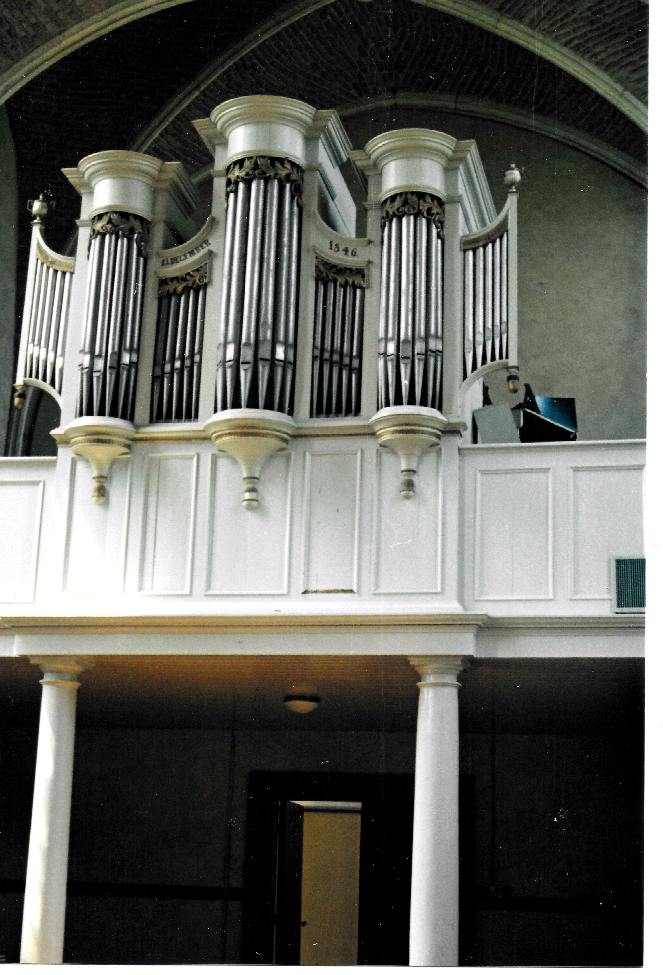 NH Kerk Aerdt Orgel Juni 1989 Collectie HKR