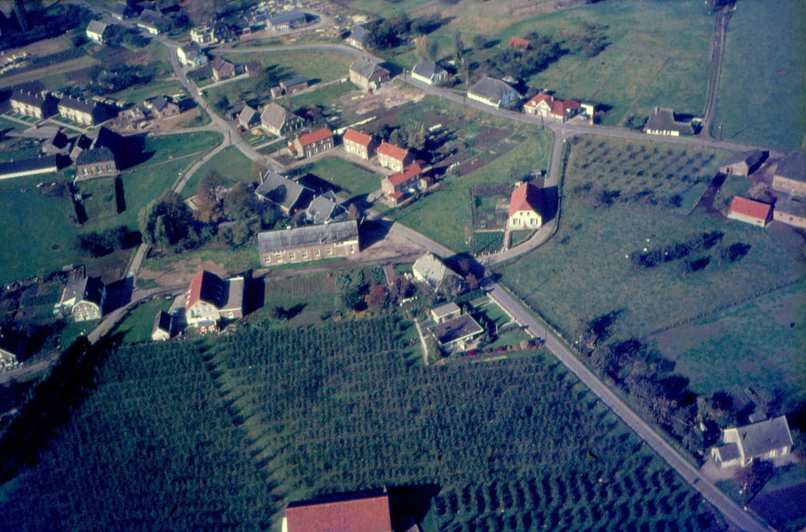 Schoolstraat Aerdt Luchtfoto
