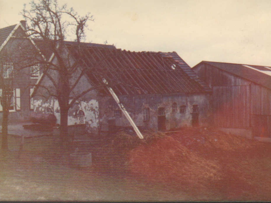 Spijkerhof Te Aerdt Storm Windkracht 13 1975 Collectie Rene Pelgrum